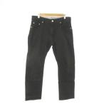 B&amp;Y United Arrows BEAUTY&amp;YOUTH красота &amp; Youth Denim джинсы 34 чёрный черный одноцветный длинные брюки заклепка имеется карман 