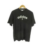  Adidas adidas футболка спортивная одежда L чёрный черный короткий рукав вырез лодочкой Logo принт /AO35 #ECA005 мужской 