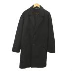  Zara ZARA Пальто Честерфилд M черный длинный рукав одноцветный выполненный в строгом стиле цвет /RY #GY70 мужской 