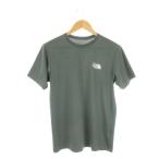  The North Face THE NORTH FACE бег футболка верхняя одежда M зеленый зеленый одноцветный Logo принт короткий рукав /CK29 #ECC005 мужской 