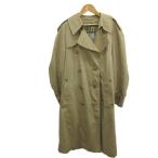  Aquascutum AQUASCUTUM тренчкот 36 бежевый двойной breast длинный рукав в клетку подкладка /RY #ECD005 мужской 