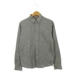  Patagonia Patagonia ORIGINAL COTTON рубашка верхняя одежда XS серый одноцветный кнопка down длинный рукав /AH25 #ECD005 мужской 