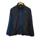  Adidas adidas спортивная куртка джерси S темно-синий темно-синий синий голубой одноцветный длинный рукав полный Zip ECA006 /SH #ECA006 мужской 