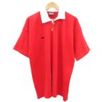  canterbury CANTERBURY Rugger рубашка короткий рукав L красный одноцветный Logo вышивка /SY39 #ECE006 мужской 
