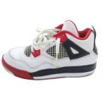  Nike NIKE воздушный * Jordan спортивные туфли корзина обувь 21cm белый белый красный re draw cut /TL #ECE006 Kids 