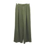  Rope ROPE широкий брюки 38 moss green точка рисунок полный length /RY #ECA006 женский 