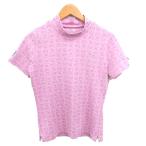  Arnold Palmer Arnold Palmer GOLF Golf одежда cut and sewn футболка с высоким воротником Logo .? короткий рукав L розовый /TT #ECA006
