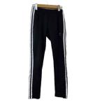 Adidas adidas брюки низ XS чёрный черный Zip карман /KM #ECA006 женский 