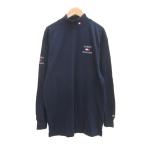  Tommy Hilfiger TOMMY HILFIGER одежда для гольфа cut and sewn длинный рукав с высоким воротником S темно-синий Logo вышивка /SY19 #ECD006 мужской 