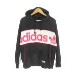  Adidas Originals adidas originals тянуть Parker футболка OT чёрный черный f-tito зеркальный . il Logo принт длинный рукав /CK2