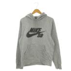  Nike es Be NIKE SB тянуть Parker тренировочный спортивная одежда скейтборд S серый Logo длинный рукав /AH45 #ECB006 мужской 