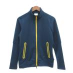  Nike Golf NIKE GOLF жакет одежда для гольфа M темно-синий темно-синий желтый цвет воротник-стойка длинный рукав Zip выше /SX #GY70 женский 