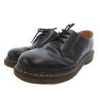  Dr. Martens DR.MARTENS кожа обувь гонки выше стежок 8 чёрный черный /FF #GY53 женский 