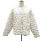  Zara ZARA стеганная куртка средний длина M "теплый" белый Heart рисунок no color /SY67 #GY75 женский 