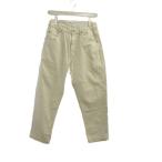 Vintage VINTAGE брюки S белый белый одноцветный полный length /RN #GY70 мужской 