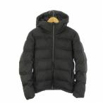  Uniqlo UNIQLO пуховик верхняя одежда M чёрный черный с капюшоном . длинный рукав 311-400511 /AO4 #ECA007 мужской 
