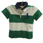  Polo bai Ralph Lauren Polo by Ralph Lauren детская одежда cut and sewn 2T белый белый зеленый зеленый окантовка рисунок Polo цвет короткий рукав /KK #ECA0
