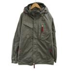  Descente DESCENTE с хлопком жакет верхняя одежда L серый одноцветный с капюшоном . длинный рукав /RN #ECA007 мужской 