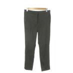  Zara Basic ZARA BASIC COLLECTION брюки конический M темно-серый задний резина линия "в елочку" рисунок /AH11 #ECA007