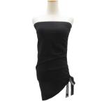 li нет men toRINASCIMENTO tube top bare top XS чёрный черный одноцветный asimeto Lee /YS44 #ECA007 женский 
