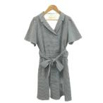  Majestic Legon MAJESTIC LEGON юбка-брюки One-piece все в одном M темно-синий темно-синий белый белый в клетку двойной breast 