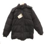  не использовался товар PLENTY OUTDOOR SPORT WEAR с биркой пуховик блузон Zip выше M чёрный черный /JS #GY75 мужской 