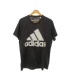  Adidas adidas футболка cut and sewn сетка спортивная одежда O чёрный черный Logo принт короткий рукав раунд шея /MN36 #GY78