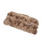  плюс tePLST натуральный мех пелерина шарф снуд Rex чай Brown 12-5350516 #GY53 женский 