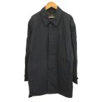  Lacoste LACOSTE пальто пальто с отложным воротником M чёрный черный одноцветный постоянный цвет длинный рукав /KK #GY70 мужской 