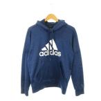  Adidas adidas Parker спортивная одежда S синий голубой Logo принт длинный рукав тянуть over /MN28 #GY70 мужской 
