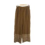  Nano Universe nano universe гонки брюки F чай Brown общий рисунок переключатель полный length /CK44 #GY08 женский 