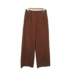  New balance NEW BALANCE брюки длинный широкий 2 tuck задний резина спорт S чай Brown /AH9 #GY08 мужской 