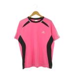  Adidas adidas CLIMALITE футболка короткий рукав вырез лодочкой спорт одежда M розовый /AH7 #GY08 мужской 