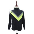  Descente DESCENTE одежда для гольфа cut and sewn половина Zip M чёрный длинный рукав Logo /SY7 #ECD008 мужской 