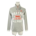  Le Coq s Porte .fle coq sportif cut and sewn Golf M серый половина Zip с высоким воротником длинный рукав /AO32 #ECB009 женский 