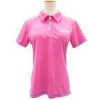 kiss mark Golf KISS MARK GOLF Golf одежда рубашка-поло L розовый короткий рукав Logo .? /YS18 #ECB009 женский 