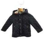  Burberry дети BURBERRY CHILDREN детская одежда с хлопком блузон стеганная куртка капот noba проверка длинный рукав 2Y / 92cm темно-синий 