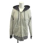 B&amp;Y United Arrows BEAUTY&amp;YOUTH красота &amp; Youth Zip выше Parker двусторонний окантовка рисунок белый белый темно-синий темно-синий 