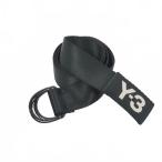 wa стул Lee Y-3 Yohji Yamamoto Logo вышивка кольцо ремень лента ремень S 118cm чёрный черный мужской 