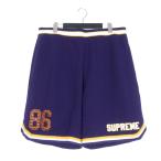 シュプリーム SUPREME 22SS Faux Croc Basketball Short ショートパンツ ショーツ L パープル 紫 メンズ