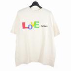 セントマイケル SAINTMICHAEL 25SS LOVE SONG TEE Tシャツ カットソー 半袖 プリント XXL ホワイト 白 SM-HR8-0000-O19 メンズ