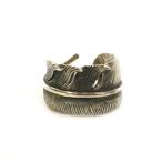  Кенсиро KENSHIRO перо кольцо кольцо 14 номер серебряный мужской 