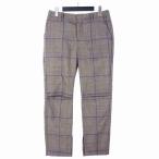 jiedaJieda CHECK SLIT SLACKS проверка разрез слаксы брюки 1 серый Jie-20S-PT04-B мужской 