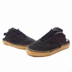 未使用品 メゾンマルジェラ Maison Margiela 22AW エスパドリーユスニーカー サボ 靴 37 ブラック 黒 S38WS0192 国内正規 レディース