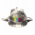 ショッピングstussy ステューシー STUSSY Trapper Hat チェック ハット キャップ 耳当て 帽子 ONE SIZE ホワイト/グレー メンズ