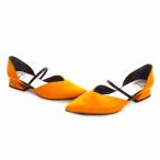 ユルイエ YUUL YIE Fairy Pitta Flats フラットシューズ パンプス 靴 39 イエロー/ブラック 黄 黒 YY8S-F04 レディース