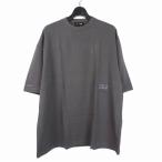 未使用品 ミスターハリウッド N.HOOLYWOOD × ウィンダンシー WIND AND SEA 21AW 刺繍ロゴ Tシャツ カットソー 半袖 L チャコール NHWS-007