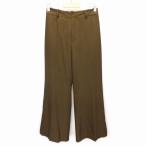  Ray Beams Ray Beams стрейч flare pants разрез одноцветный 20SS 0 чай Brown низ женский 