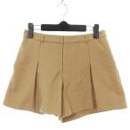 e-ji-bai Aqua Girl AG by aquagirl брюки Short шоу хлеб передний Zip ламе одноцветный бежевый низ /T2 женский 