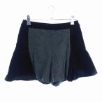  свободный zfre-zFREE'S PHRASE брюки Short шоу хлеб шерсть переключатель одноцветный S чёрный черный низ /T2 женский 